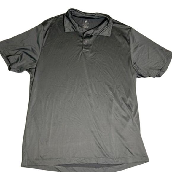 Rorie Whelan Golf Polo Mens Large Gray Performance Sportswear Stretch Soft - Picture 1 of 6